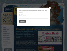 Tablet Screenshot of maninthesea.org